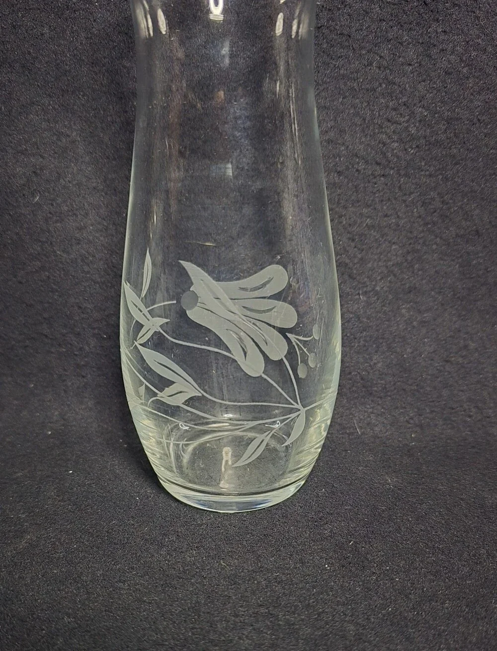 Cameo Crystal Hand Cut Vase